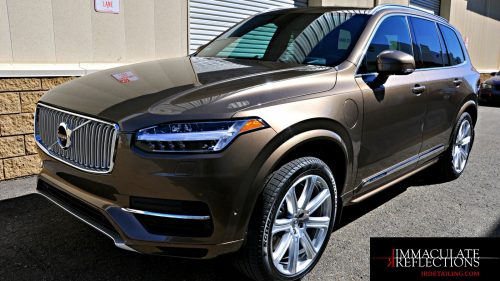 This Volvo XC90 glows in the sun thanks to an Immaculate Reflections CQuartz Finest ceramic nano coating detail.
