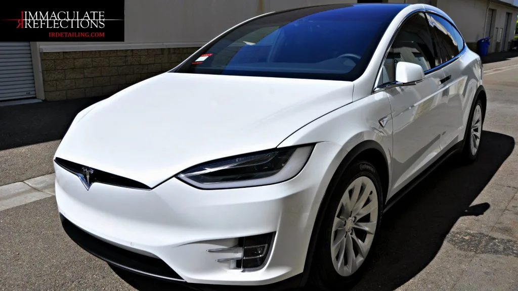 Tesla Model X received Paint Correction & Cquartz Finest ceramic coating by NorCal and the Bay Area's most trusted detail shop since 2001 Immaculate Reflections Auto Detailing SF.