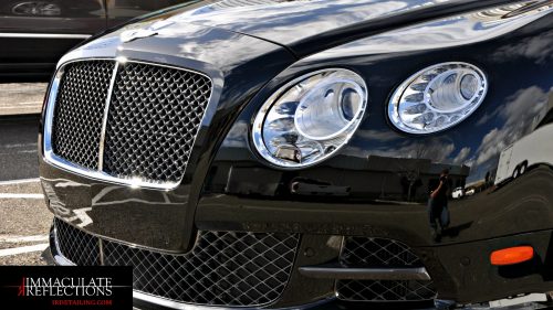 IRDetailing.com gives a luxury shine to all vehicles, including this Bently Contintental GT.