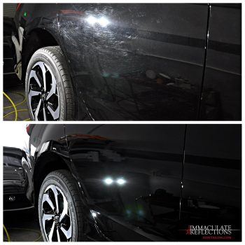 Paint Correction Before and After Shots by IRDetailing.com on this Honda Accord